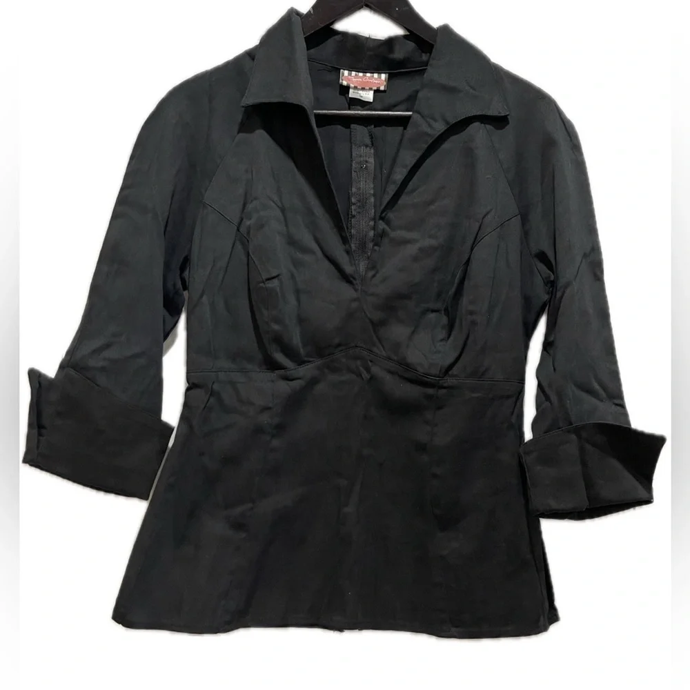 Sz.M-NWOT-Sustainable, High Quality, Pinup Couture Open V Collar, Zip Ba… - Picture 2 of 4
